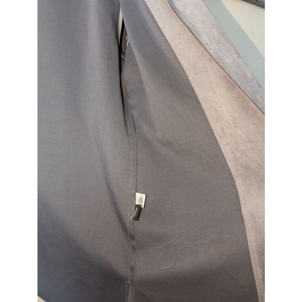 PREMISE Gray Faux Leather Blazer S, Women's - Picture 5 of 10